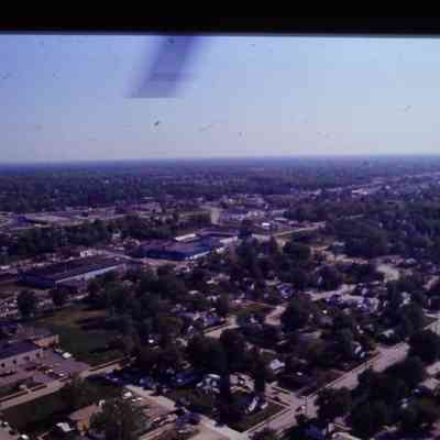 Aerial over Annapolis, looking NE