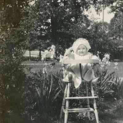 Bernice Greenwalt at 9 months old.