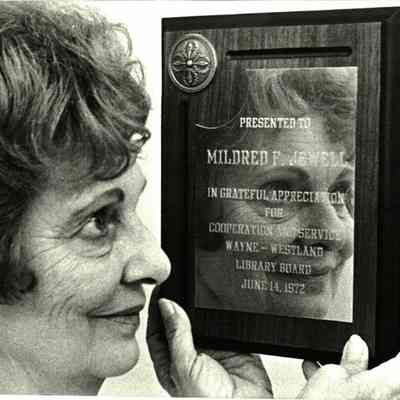 Mildred Jewell Service Award 1972.