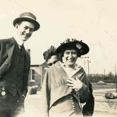 Milton Arthur, Hoopie and wife Margaret Murray