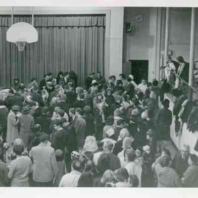 Gathering in Old Gym