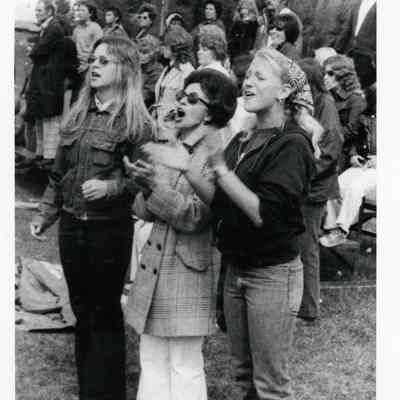 Cheering Crowd at Football