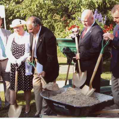 City of Wayne 50th Anniversary Time Capsule being buried on 07/06/2010.