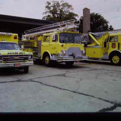 Wayne Yellow Fire equipment
