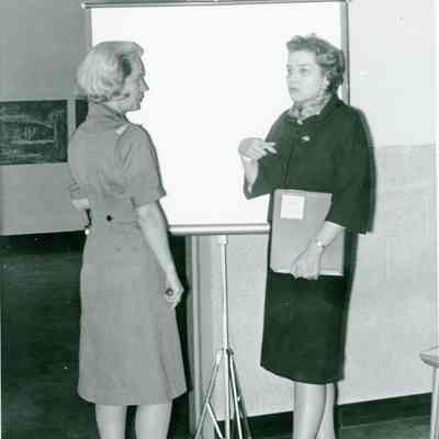 Margaret Zurlinden and Mildred Hanchett