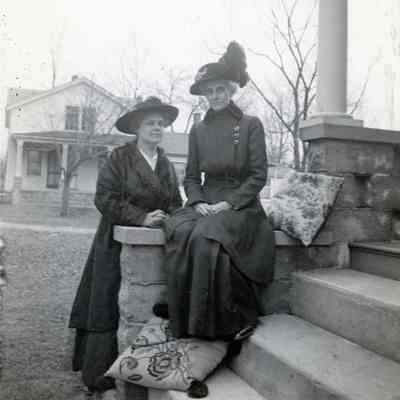 Mrs. DeVore and Mrs. Fuller in the spring of 1915.