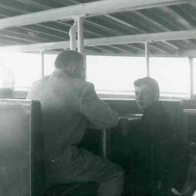 Jerry Smith and Bill Schwartz on the Senior Cruise.