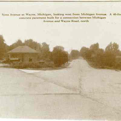 Michigan at Sims, looking West