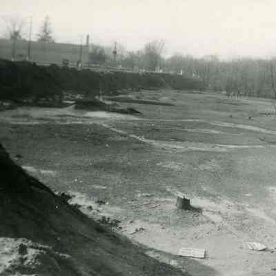 Killins started stone surfacing parking lot on Oct. 15, 1949.