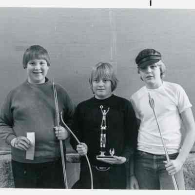 Parks and Recreation Archery Event Winners.
