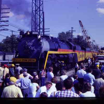 Trains, Chessie Steam Special in July 1977.
