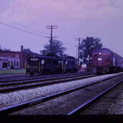 Trains, P.C.R.R Westbound at Wayne # 4273 Detrot to Chicago Train