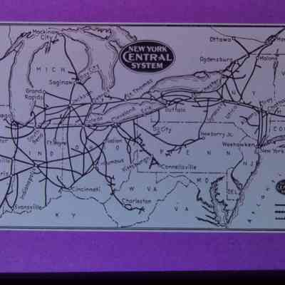 New York Central Railroad Map