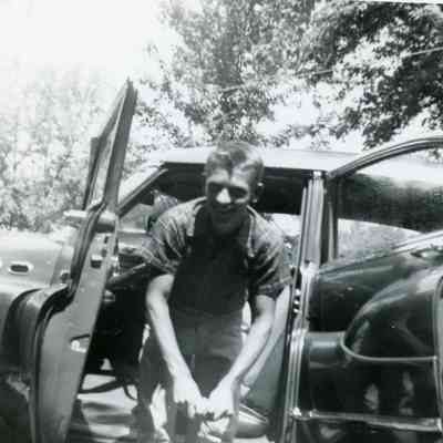 Bill Stoner on July in 1953 at Saginaw, Michigan.