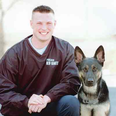 Wayne Police K-9 Unit Police Officer and K-9 Dog
