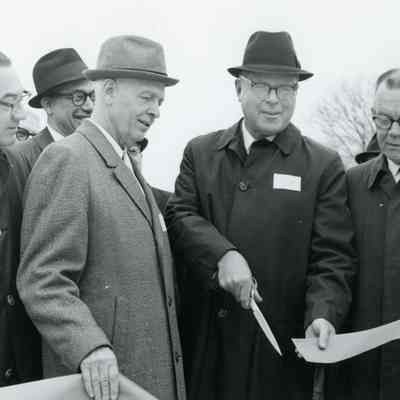 Opening Michigan Ave EB. Nov. 8, 1965.