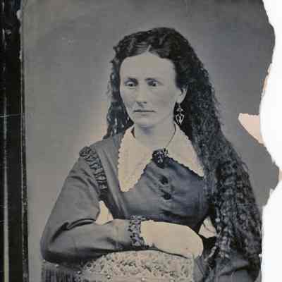 Mrs. A.F Smith. Wife of Fred Smith of St. Cloud House. St Cloud house was at the railroad junction West of town.