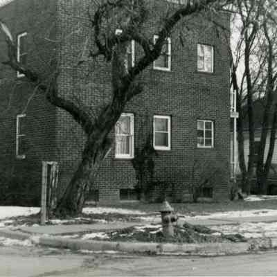 1959. as seen from Main. NE corner of Main and Williams