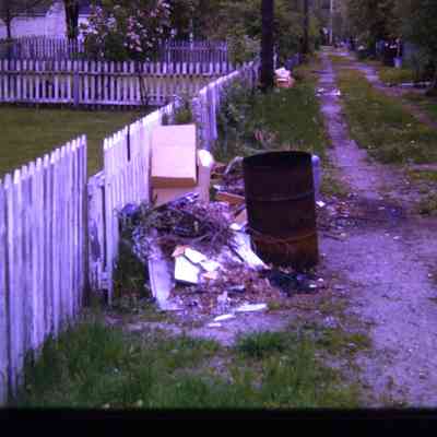 Trash in Alley, May 1963