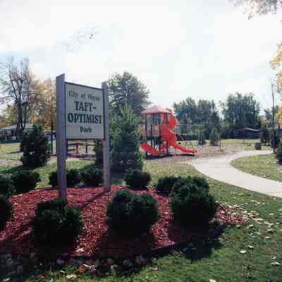 Photo of The Taft-Optimist Park Sign And Park