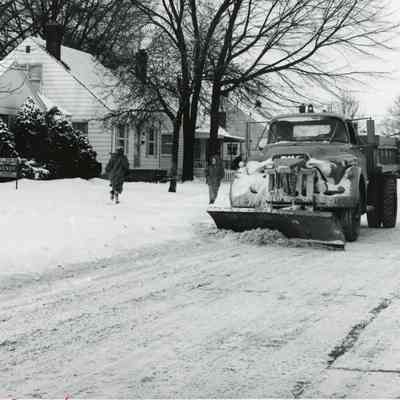 Snow Plowing on Carnegie St