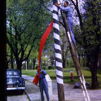 Decorating poles