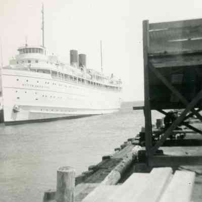 WHS Class of 1947, class trip and boat they rode.
