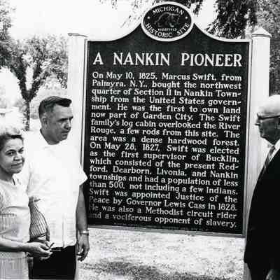 Dedication of Marcus Swift Historical Marker 1965