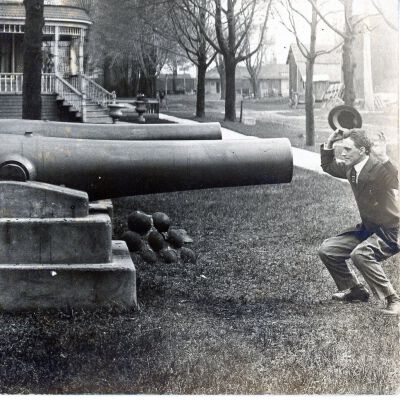 Cannons in Village Square Park