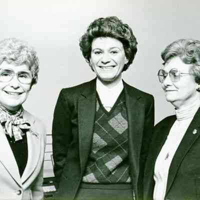 Pat Feight, Carolyn Archbald, Lettie Gillooly.