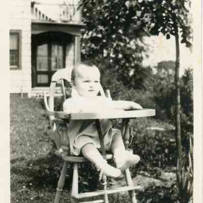 Bernice Greenwalt as a baby.