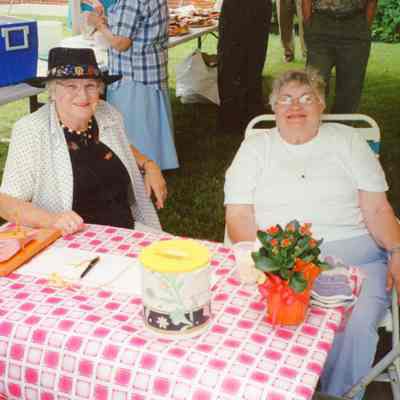 Helen Esper and Gloria Roland