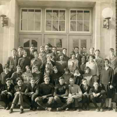 Wayne High School Class of 1928 as Sophomores in 1925