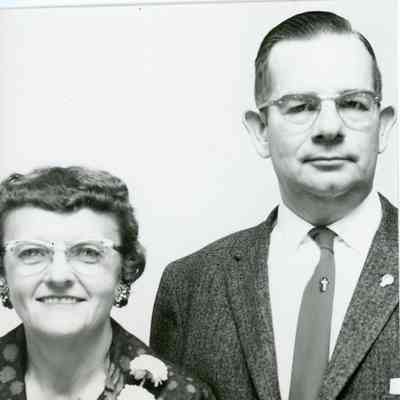 Sarah and Harold Langworthy celebrating their anniversary.