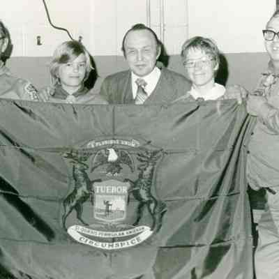 Flag. Detroit area boy scout council