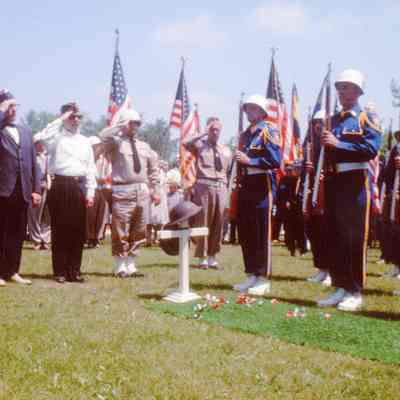 VFW Drill Team in J.C Park.