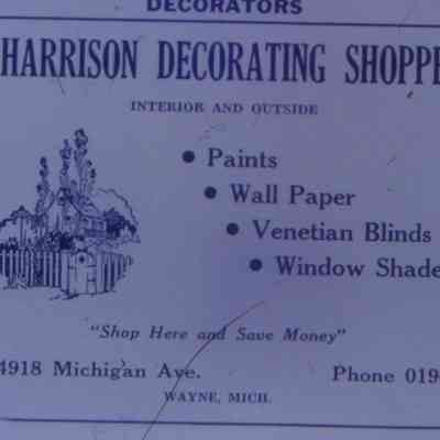 1947 Ad. 34918 Michigan. Harrison Decorating Shoppe. Paint, Wallpaper
