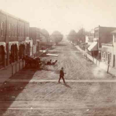 D.M. Chambers store at left.