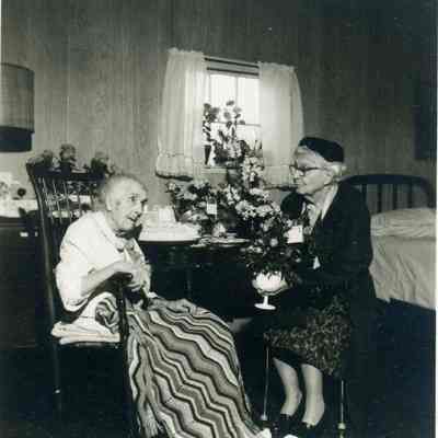 Estelle Bunting at her 100th Birthday on March 9, 1964.