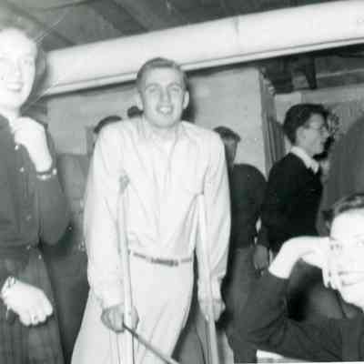 Shirley Hickey, Don Ferguson, Phil Lampery and Annette Hartman at Maxine Barton's Party on Nov. 6, 1953.