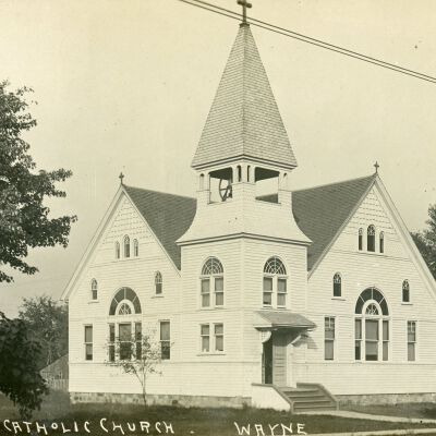 St. Marys Catholic Church Postcard
