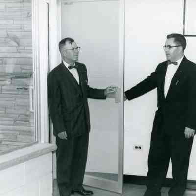 Eudaly Weston Insurance, Oct 1958. Mark Eudaly and Dale Weston