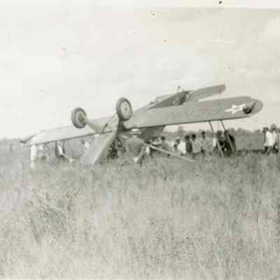 Crashed Stinson Airplane