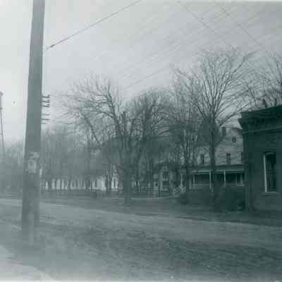 Looking NW across Monroe and Biddle from near Norris