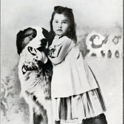 Eloise Dickerson and her St. Brenard
