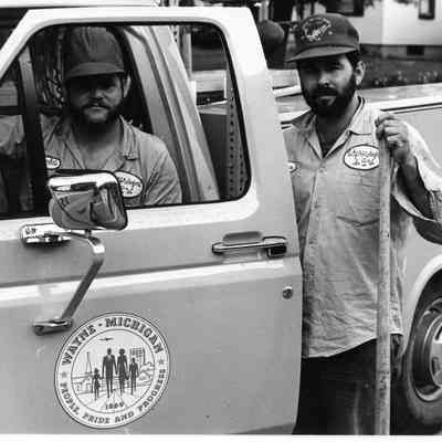 D.P.W workers