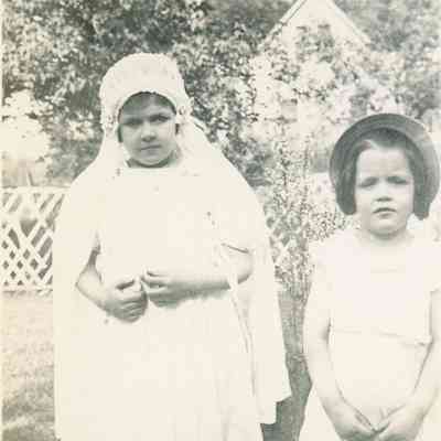Bernice Greenwalt's First Communion on May 16, 1937.