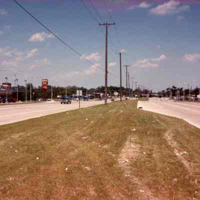 Michigan Avenue west of RR tracks, looking East