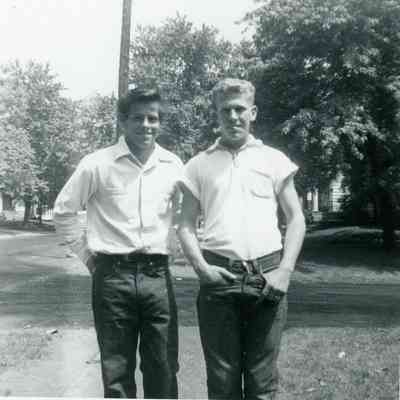 Bob Kost and Ron Doletzky in 1954.
