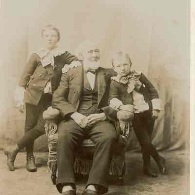 Norman Allen (9), Sammy Allen, and Henry Allen (6)